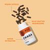 Vimergy Chaga Capsules  Superfood Cellular Support*  Cardiovascular Health Benefits*  Kosher, Vegan, Gluten-Free  90 Capsules view 3