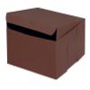 Bakery Boxes - 7x7x4" Chocolate Bakery Boxes 1 - piece Lock Corner Box - (200 Per Pack) - WRAPS - BBCH774 view 1
