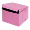 8x8x4" PINK Bakery Boxes1-Piece Lock Corner Box (1 unit, 200 pack per unit.) view 1