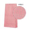 Shimojima 3078100 Heiko Paper Bags, Gusset, Fancy Bag, SS, Gingham Mini, Aka, 3.5 x 2.0 x 6.9 inches (9 x 5 x 17.5 cm), 100 Sheets view 2