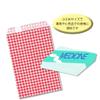 (Shimojima) Heiko R-85 Paper Bags, Patterned Small Bags, With Velour, Gingham Mini, Aka, 4.1 x 5.9 inches (10.5 x 15 cm), 200 Sheets view 2