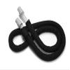 CPAP Tube Cover with Zipper by AG in Black view 1