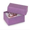 2-7/16x1-5/8x13/16" PURPLE JewelryMatte Kraft w/Non-Tarnishing Cotton (1 unit, 100 pack per unit.) view 1