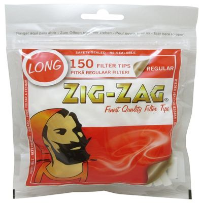 Tsuge #78869 Zig Zag Long Regular Filter, Approx. 150 Pieces