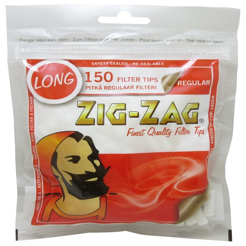 Tsuge #78869 Zig Zag Long Regular Filter, Approx. 150 Pieces