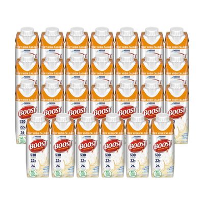 Boost Very High Calorie Nutritional Drink, Very Vanilla - No Artificial Colors or Sweeteners - 8 FL OZ (Pack of 27)