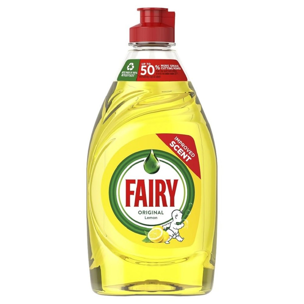 Fairy Washing Up Liquid Lemon 320ml (Pack of 1)