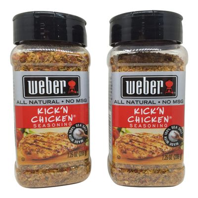 Weber Kick 'n Chicken Seasoning - 7.25 Ounce (2 Pack)