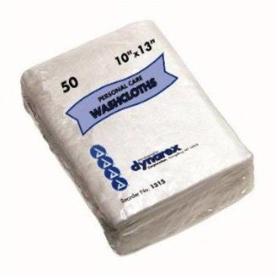 Mck21131110 - Dynarex Washcloth 10 X 13 Inch White Disposable