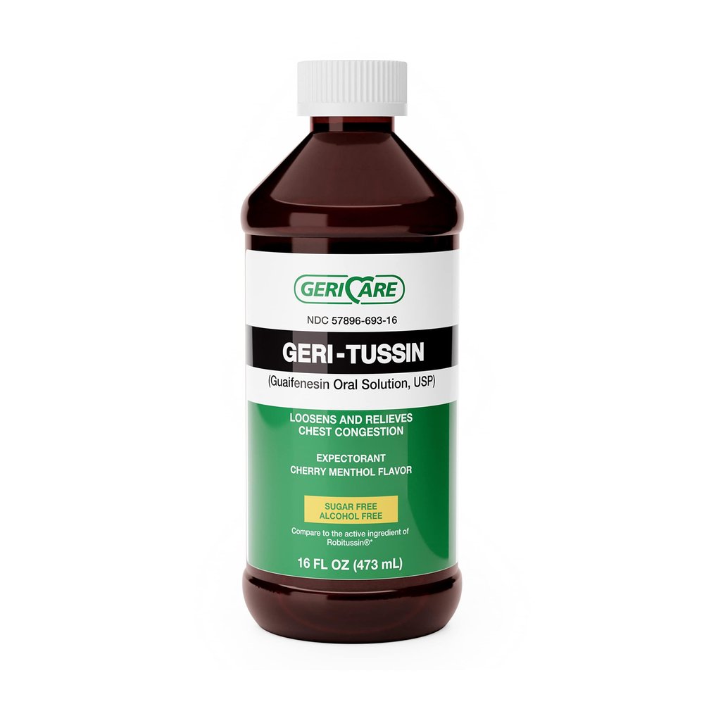 Geri-Care Cold and Cough Relief 100 mg / 5 mL Strength Liquid, 5676 Ct