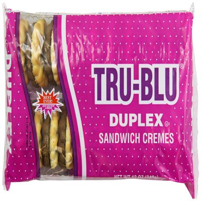 Tru Blue Duplex Cookie Cremes, 12 Ounce (Pack of 12)