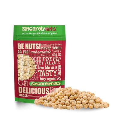 Sincerely Nuts Roasted and Salted Chickpeas (5 LBS) Plant-Based Protein-Garbanzo Beans-Great Snack or Side Dish Alternative-Vegan, Kosher & Gluten-Free-Unrivaled Freshness-Irresistibly Tasty