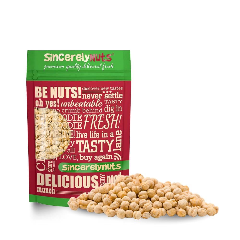 Sincerely Nuts Roasted and Salted Chickpeas (5 LBS) Plant-Based Protein-Garbanzo Beans-Great Snack or Side Dish Alternative-Vegan, Kosher & Gluten-Free-Unrivaled Freshness-Irresistibly Tasty