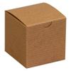 Aviditi Gift Boxes, 3" x 3" x 3", Kraft (Pack of 100) Easy Assemble Boxes, Good for Holidays, Birthdays, and Special Occasions view 1