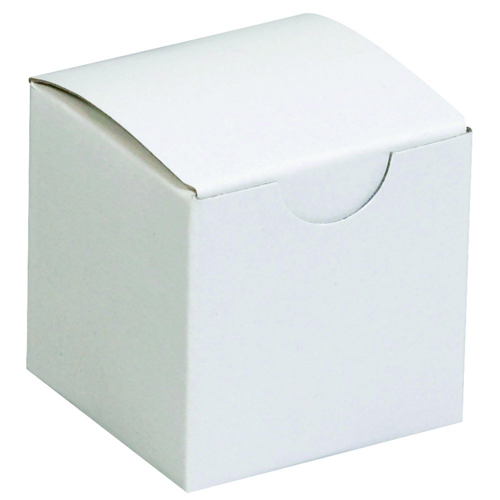 Aviditi Gift Boxes, 2" x 2" x 2", White (Pack of 200) Easy Assemble Boxes, Good for Holidays, Birthdays, and Special Occasions