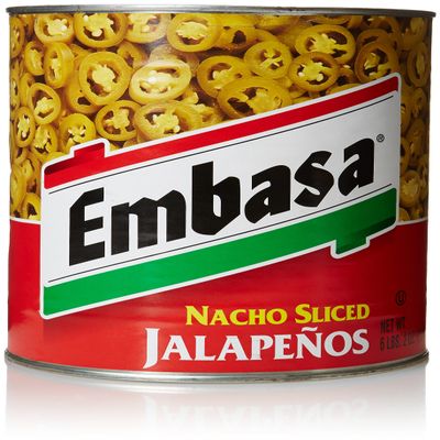 EMBASA NACHO SLICED JALAPENOS 6 LBS 2 Ounce