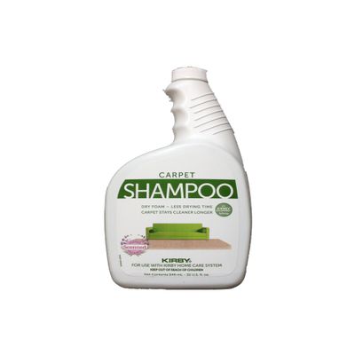 Kirby Genuine Allergen Control Formula Foaming Carpet Shampoo Lavender Scented 32oz Part#252702 Sentria 2 SE SE2 G9 G10 G11 Diamond Edition DE G8 ULTG G7 G6 G5 G4 G3 Legend Heritage Tradition Classic