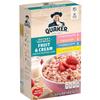 Quaker Instant Oatmeal, Fruit & Cream Variety Pack, 8 Count(Pack of 1) view 1