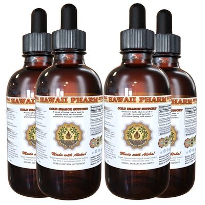 Hawaii Pharm Cold Season Aid Liquid Extract, Cold Season Supplement 4x4 oz