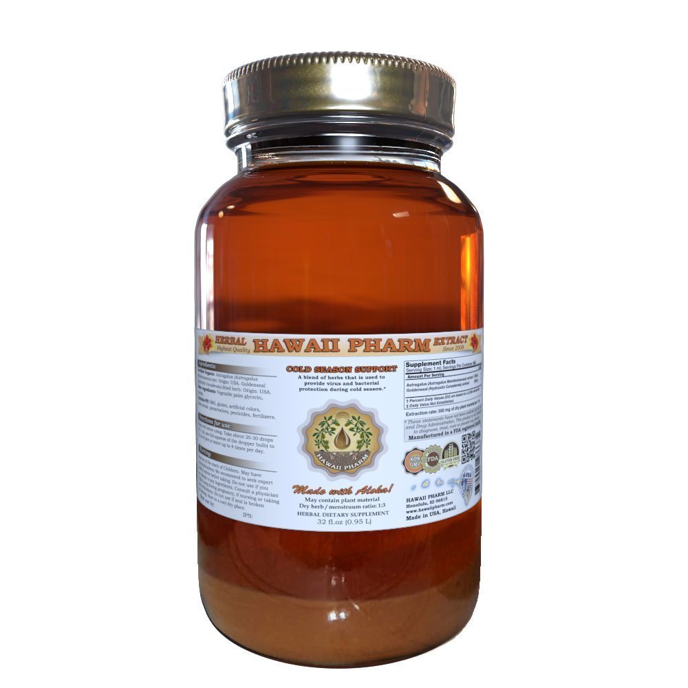 Hawaii Pharm Cold Season Aid Liquid Extract, Cold Season Supplement32 oz