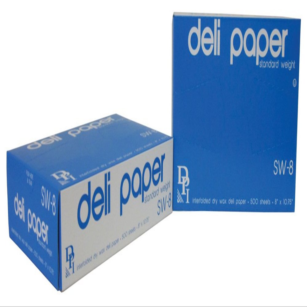 Durable Packaging Standard Weight Deli Sheets, 8" x 10-3/4" 500 Count (Pack of 12)