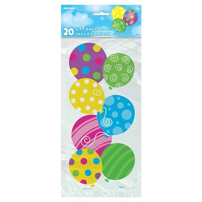Twinkle Balloons Cellophane Bags, 20ct