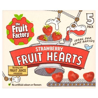 Fruit Factory The Strawberry Fruit Hearts 5 x 20g