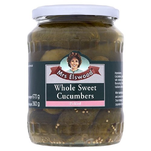 Mrs Elswood Whole Sweet Cucumbers 670g