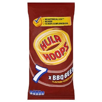 Hula Hoops BBQ Beef Multipack 7 x 24g
