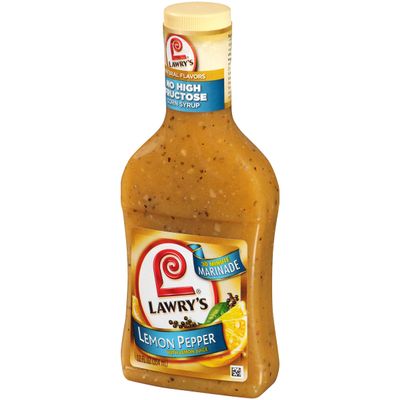 Lawry's 30 Minute Marinade Lemon Pepper, 12 oz (Pack of 18)