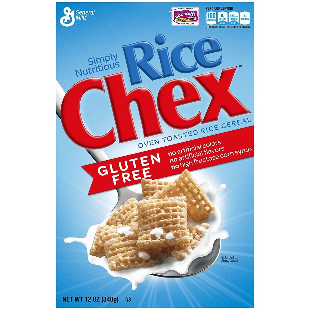 Chex Gluten Free Rice Chex Cereal, 12 Ounce -- 10 per case.