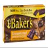 Baker's Unsweetened Chocolate Baking Bar 4 OZ (Pack of 24) view 1
