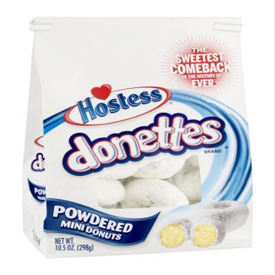 Hostess Donettes Powdered Mini Donuts 10.5 OZ (Pack of 9)
