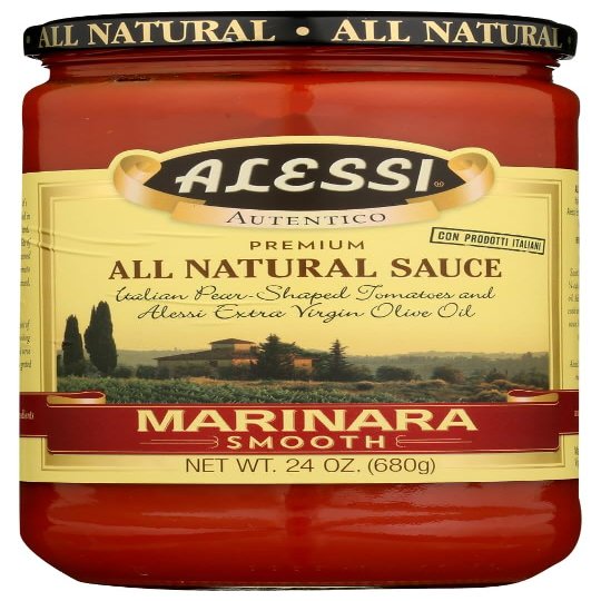 ALESSI SAUCE MARINARA SMOOTH, 24 OZ