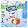 Stonyfield Organic YoKids sMOOthie Lowfat Yogurt Strawbana 6/3.1 OZ (Pack of 4) view 1