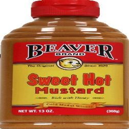 Beaver Mustard Sqz Sweet Hot