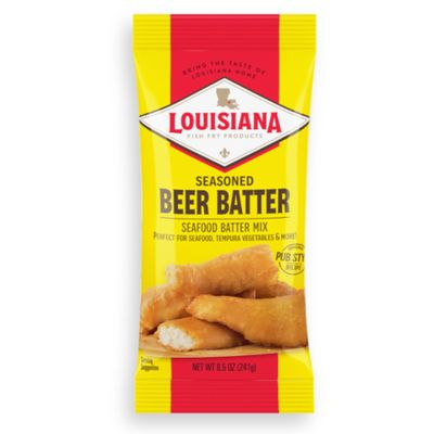 Louisiana Fish Fry Seasoned Beer Batter Mix 8.5 oz (Pack of 1)