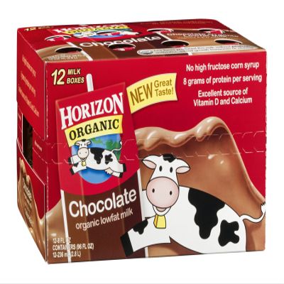 Organic Lowfat Milk; Chocolate