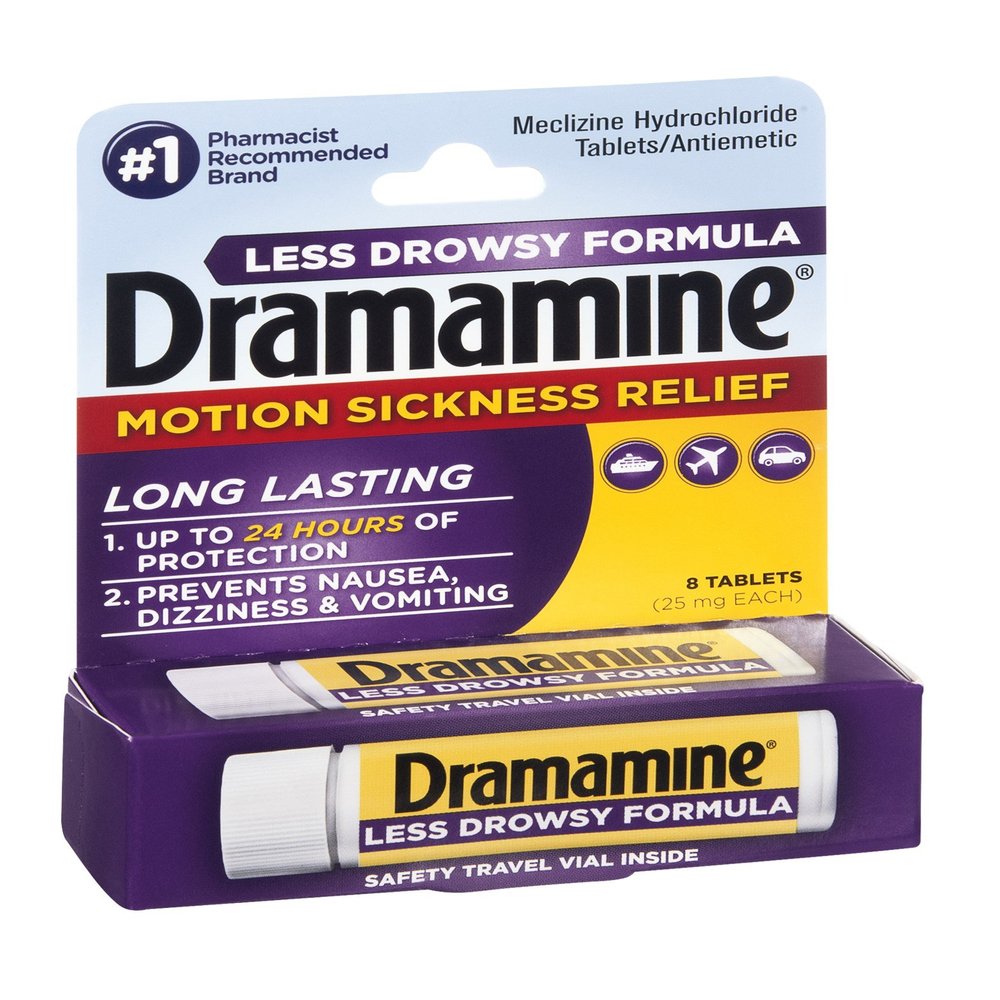 Dramamine Less Drowsy Motion Sick 8 Tb