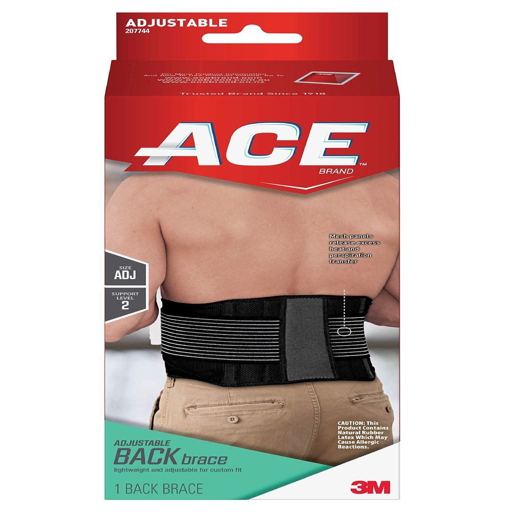 ACE BACK BRACE 1SZ ADJ 207744