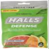 Halls Defense Sugar-Free Vitamin C Citrus 25 Drops/Pack (Pack of 6) view 1