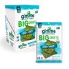 Gimme Seaweed Organic Premium Roasted Seaweed Big Sheets, Sea Salt, Keto, Vegan, Gluten-Free, Great Source of Omega3s and Iodine, Healthy On-The-Go Snack for Kids and Adults, 0.92oz (Pack of 10) view 1