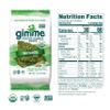 Gimme Seaweed Organic Premium Roasted Seaweed Snacks, Wasabi,12 Count Sharing Size, Keto, Vegan, Gluten-Free, Great Source of Omega3s and Iodine, Healthy On-The-Go Snack for Kids and Adults view 2