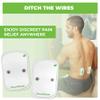 AccuRelief Wireless TENS Electrotherapy Pain Relief System Supply Kit (Packaging May Vary), Works with AccuRelief Wireless Remote Control TENS Device (ACRL-9000), 2 Pair (Pack of 1) view 2