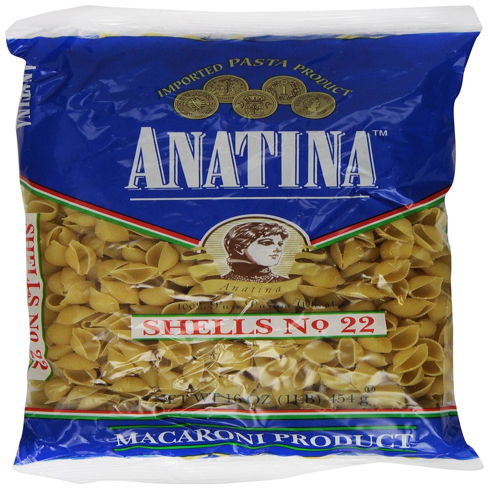 Anatina Shells, 16 Ounce (Pack of 20)