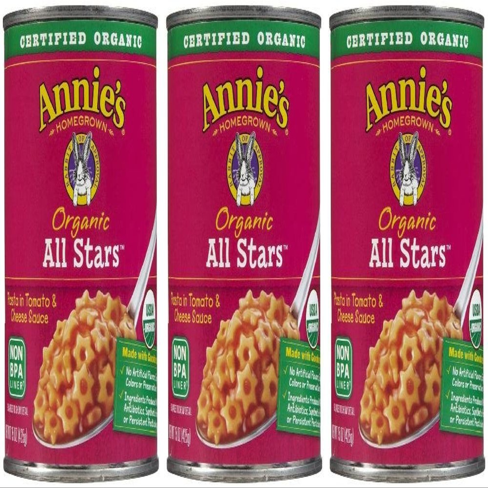 Annie's Homegrown Organic All Stars, 15 oz, 3 pk