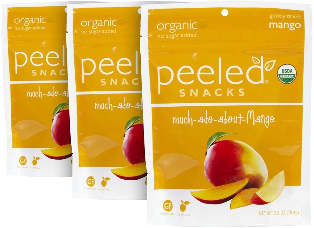 Peeled Snacks Much-ado-about-Mango Dried Fruit Snack - 2.8 oz - 3 pk