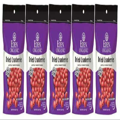Eden Organic Dried CranberriesPouches - 4 oz - 5 pk