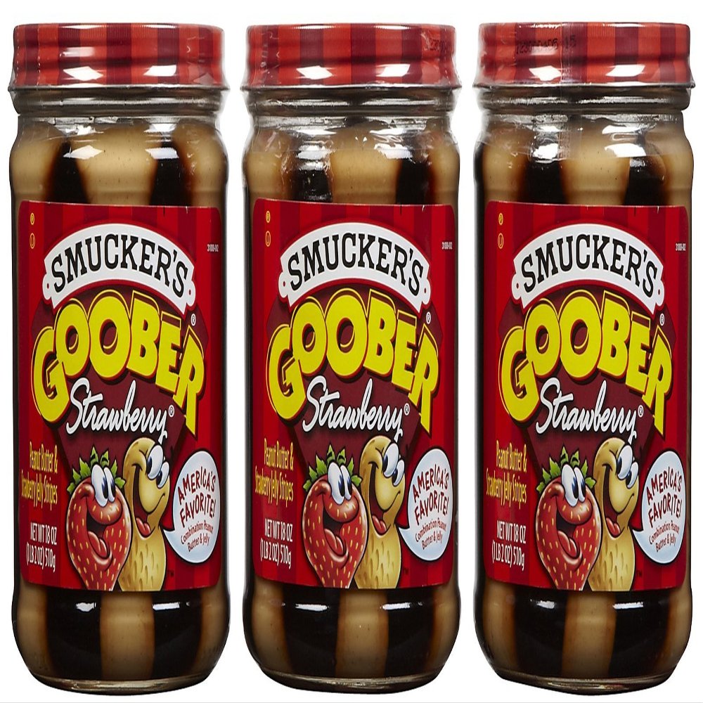 Smucker's Goober PB & Strawberry Jelly Stripes - 18 oz - 3 pk