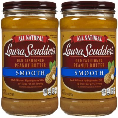 Laura Scudder's Natural Creamy Peanut Butter - 26 oz - 2 pk